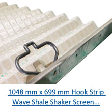 1048 mm x 699 mm hook strip wave shale shaker screen pdf