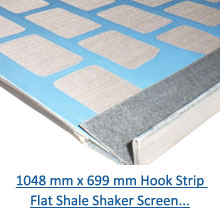 1048 mm x 699 mm hook strip flat shale shaker screen pdf