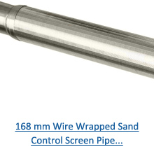 168 mmm wire wrapped sand control screen pipe pdf