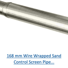 168 mmm wire wrapped sand control screen pipe pdf