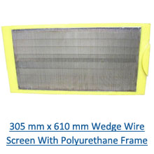 305 mm x 610 mm wedge wire screen with polyurethane pdf