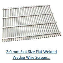 2.0 mm slot size flat welded wedge wire screen pdf