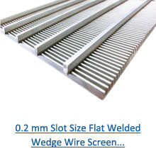 0.2 mm slot size flat welded wedge wire screen pdf